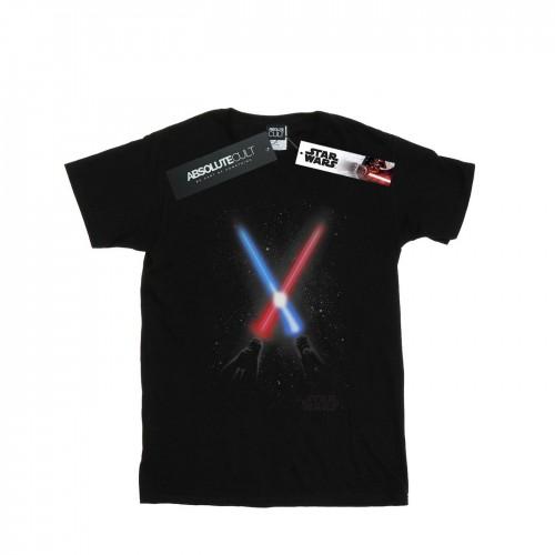 Star Wars heren gekruiste lichtzwaarden T-shirt