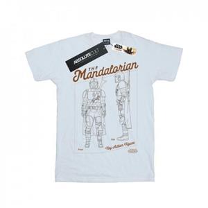 Star Wars heren het Mandalorian actiefiguur T-shirt