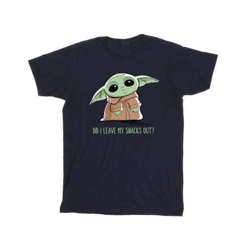 Star Wars Heren het Mandalorian Grogu Snacks Meme T-shirt