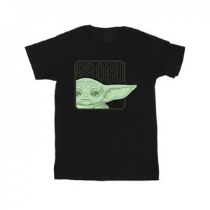 Star Wars Mens The Mandalorian Grogu Box T-Shirt