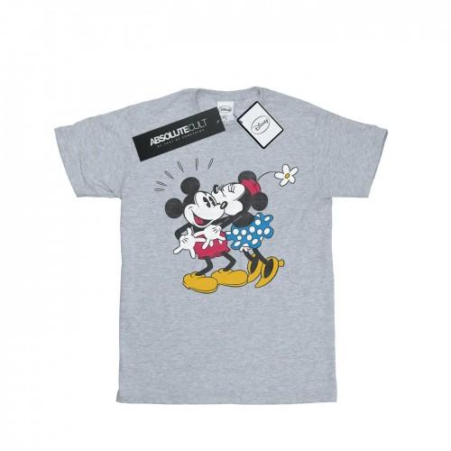 Disney Heren Mickey Mouse Mickey en Minnie Kiss T-shirt