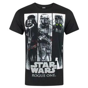 Star Wars Mens Rogue One Character Panels T-Shirt