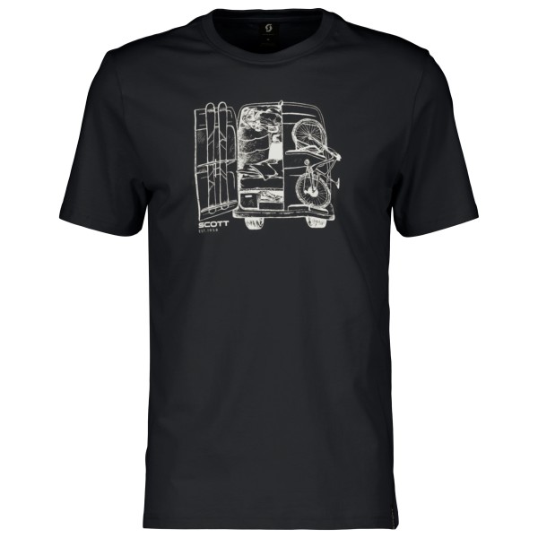 Scott  Casual S/S - T-shirt, zwart