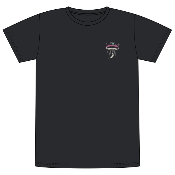 Dedicated  T-Shirt Stockholm UFO Chest - T-shirt, zwart