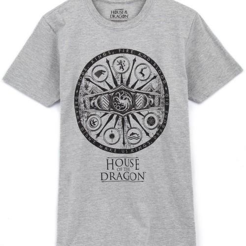 Pertemba FR - Apparel House Of The Dragon Heren symbolen Heather T-shirt