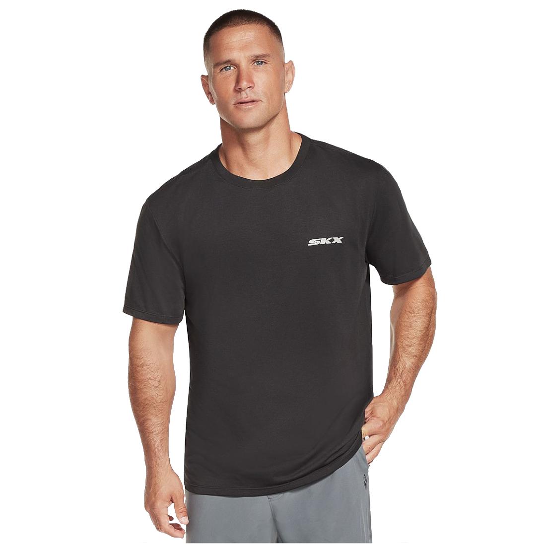 Skechers Dri-Release SKX Tee, zwart T-shirt voor heren