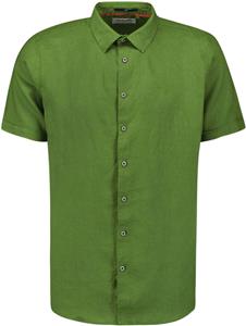 NO EXCESS Leinenhemd - Freizeithemd - Leinenhemd - Hemd Kurzarm Leinen einfarbig