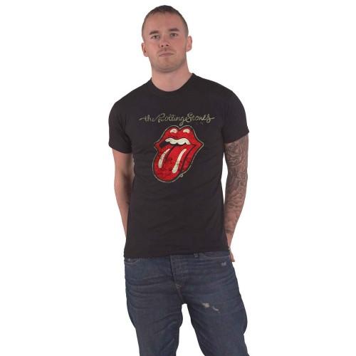 The Rolling Stones Unisex Volwassen Gepleisterde Tong T-Shirt