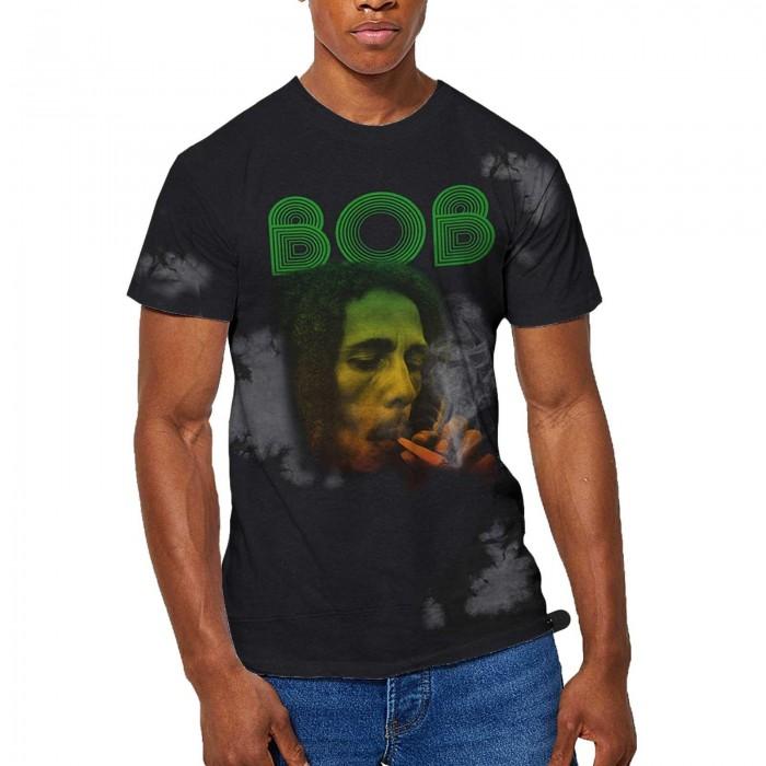Bob Marley Unisex volwassen rookgradiënt Dip Dye T-shirt