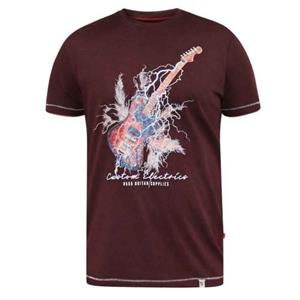 Duke Heren Redbourn D555 bliksem gitaar T-shirt