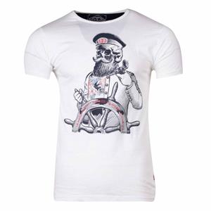 BLAGGIO Tee shirt manches courtes imprime coton doux Capitaine maxwell assor 24 Homme 