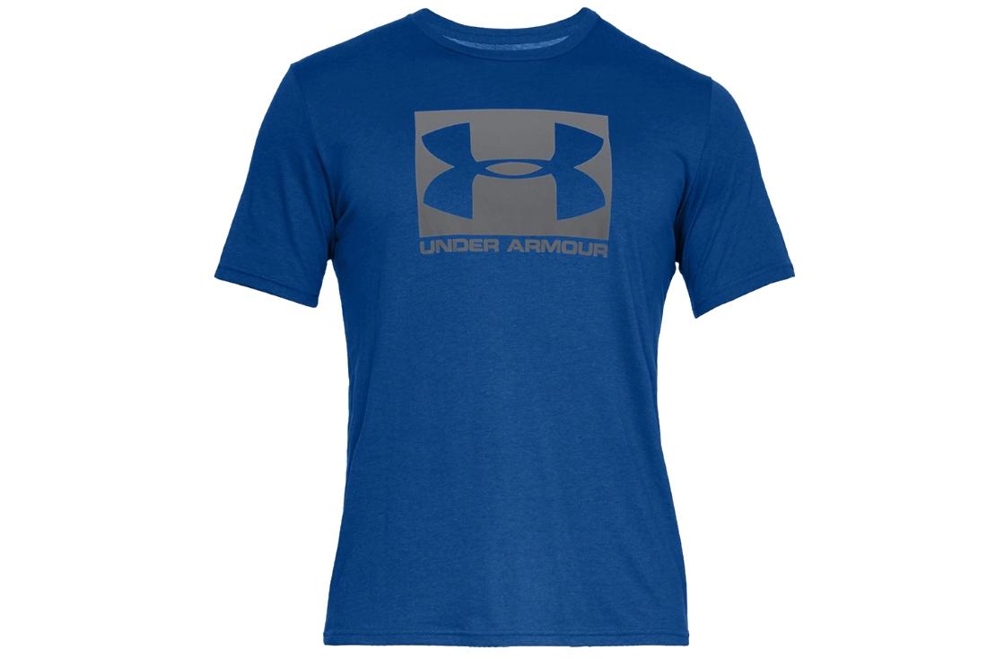 Under Armour Boxed Sportstyle SS Tee, Mens blue T-shirt
