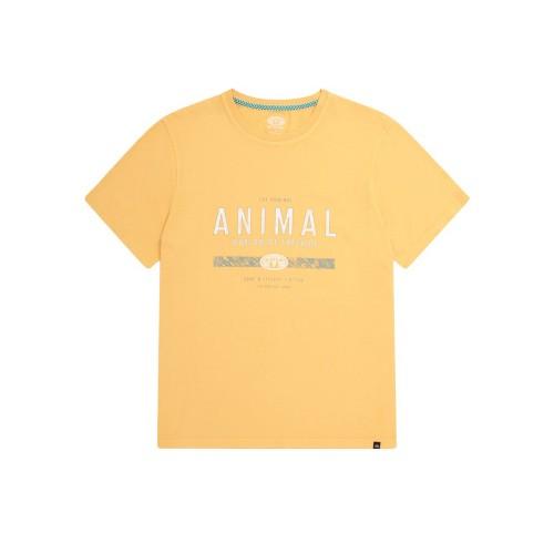 Animal Heren Jacob bedrukt biologisch T-shirt
