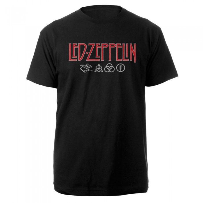 Led Zeppelin Unisex volwassen symbolen logo T-shirt