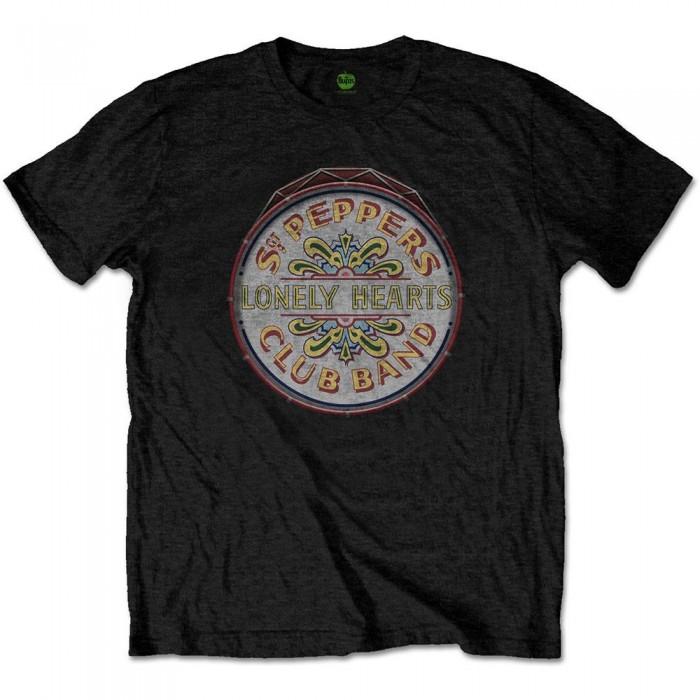 The Beatles Unisex volwassen origineel Pepper Drum T-shirt