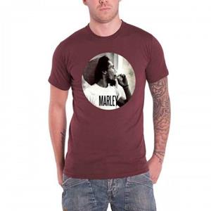 Bob Marley Unisex volwassen Smokin Circle katoenen T-shirt