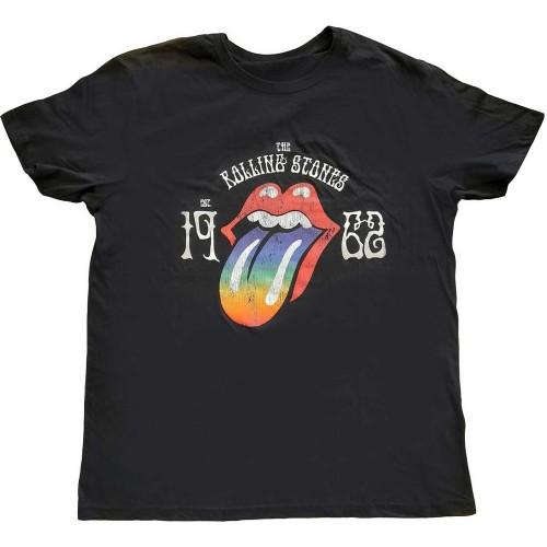 The Rolling Stones Het Rolling Stones Unisex volwassen zestig Rainbow Hi-Build T-shirt