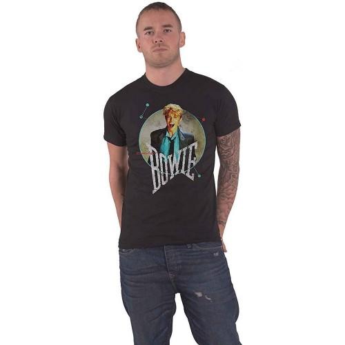 David Bowie Unisex volwassen Scream Circle T-shirt