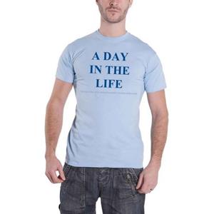 The Beatles Unisex volwassene A Day In The Life T-shirt met rugprint