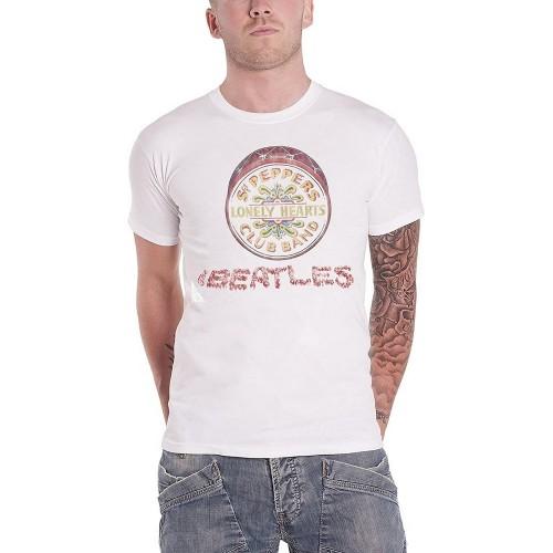 The Beatles Het Beatles T-shirt met uniseks drumlogo voor volwassenen