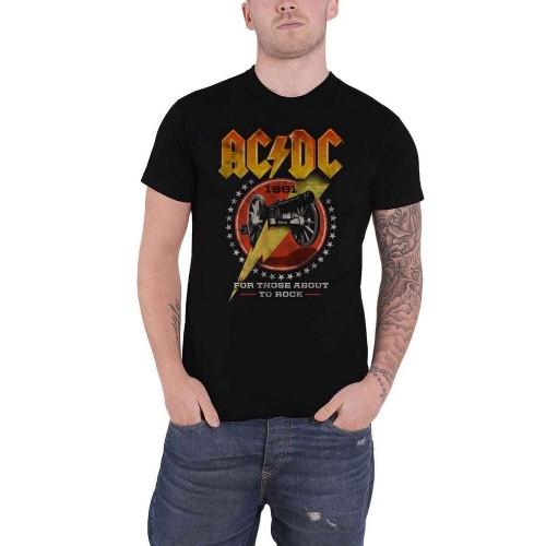 AC/DC AC / DC Unisex Adult voor degenen die op het punt staan te rocken ́81 T-shirt