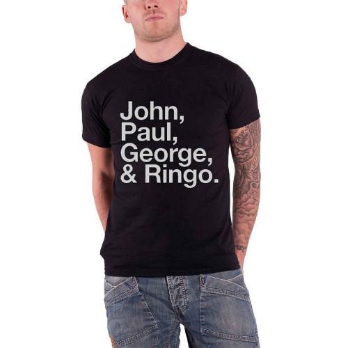 The Beatles Unisex volwassen John Paul George & Ringo T-shirt