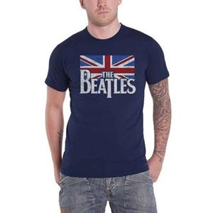 The Beatles Unisex volwassen vlaglogo T-shirt