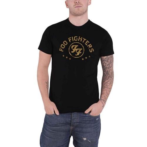 Foo Fighters Unisex volwassen gebogen sterren T-shirt