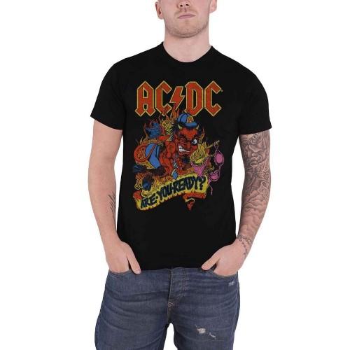 AC/DC Unisex Volwassene Ben je er klaar voor? T-shirt