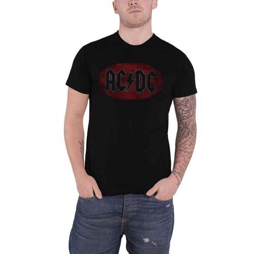 AC/DC AC / DC Unisex Volwassen Ovaal Logo T-Shirt