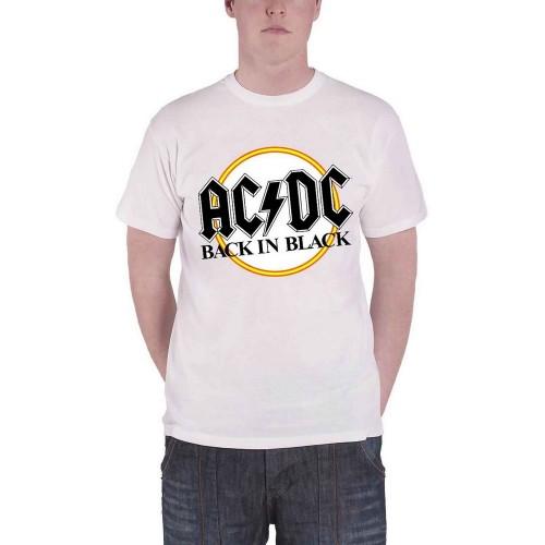 AC/DC Unisex volwassen terug in zwart T-shirt