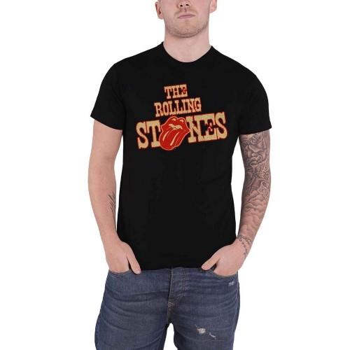 The Rolling Stones Unisex Adult Wild West Logo T-Shirt