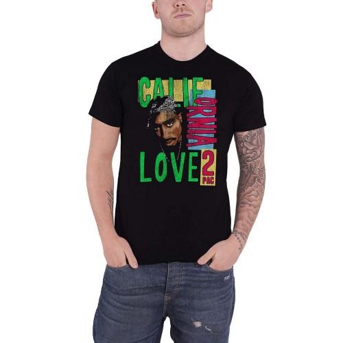 Pertemba FR - Apparel Tupac Shakur Unisex volwassen Californië liefde T-shirt