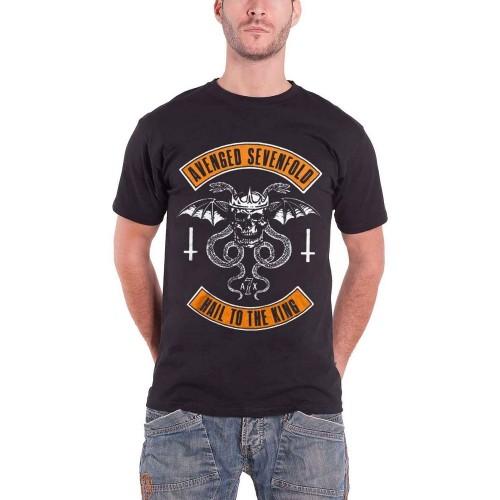 Avenged Sevenfold Unisex volwassen hagel aan de koning T-shirt