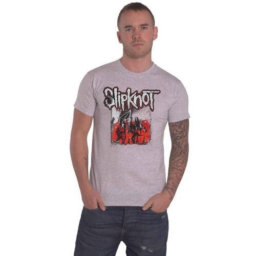Slipknot Unisex volwassen titelloze katoenen T-shirt met rugprint