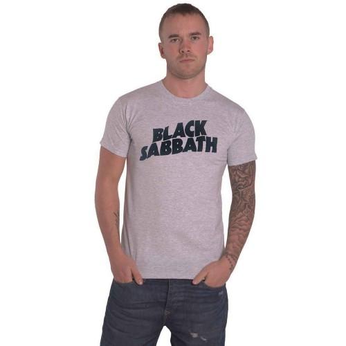 Black Sabbath Unisex Volwassen Wavy Katoen Logo T-Shirt