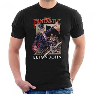 Pertemba FR - Apparel Elton John Unisex Volwassen Captain Fantastisch T-Shirt