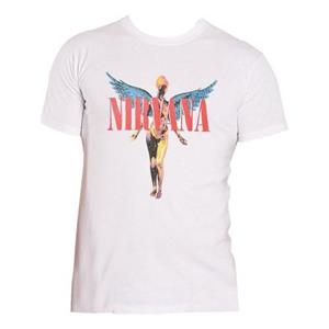 Nirvana Unisex volwassen engelachtige katoenen T-shirt