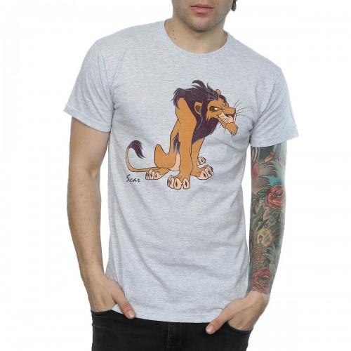 The Lion King Het klassieke Scar Heather T-shirt voor heren van Lion King