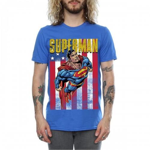 Superman heren vlucht katoenen T-shirt