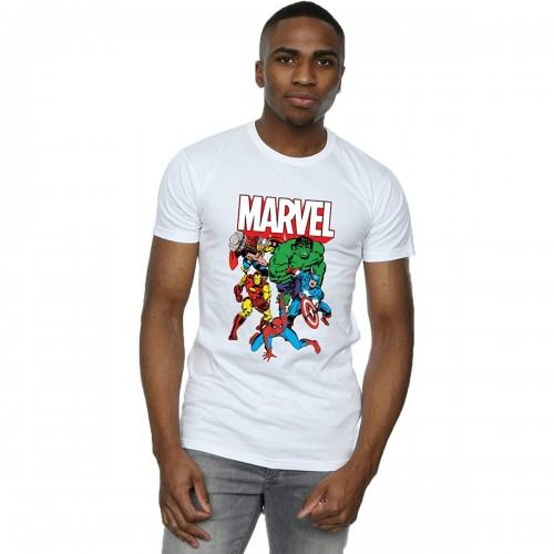 Marvel Heren Hero Group katoenen T-shirt