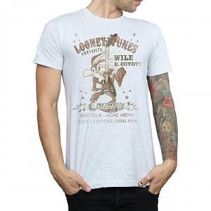 Looney Tunes Heren Wile E Coyote Gitaar T-shirt