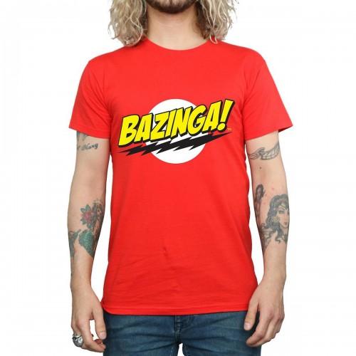 The Big Bang Theory Het Bazinga katoenen T-shirt voor heren van de Big Bang Theory