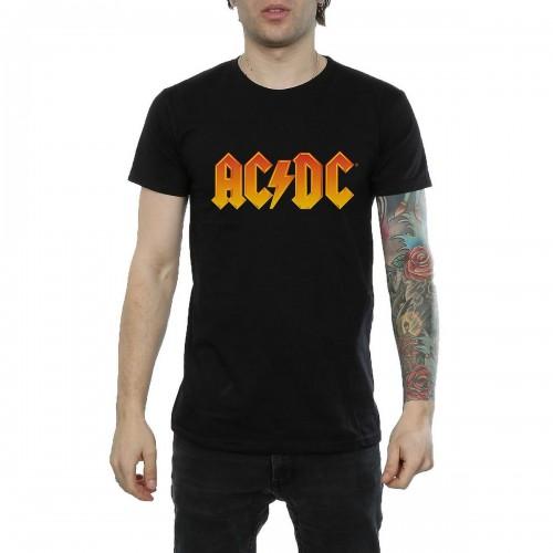 AC/DC heren T-shirt met vuurkatoenen logo