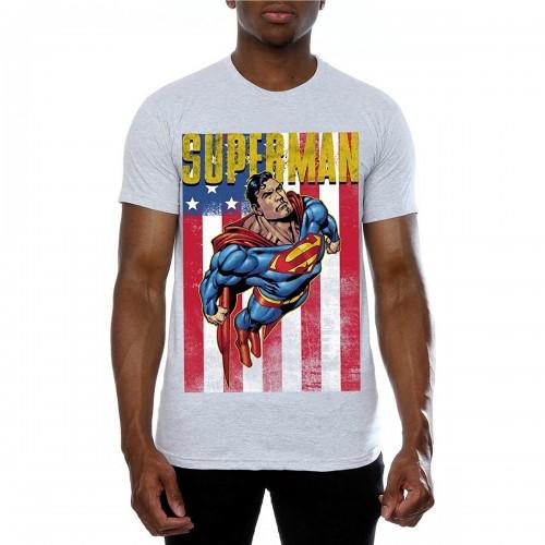 Superman Heren Flight Heather T-Shirt