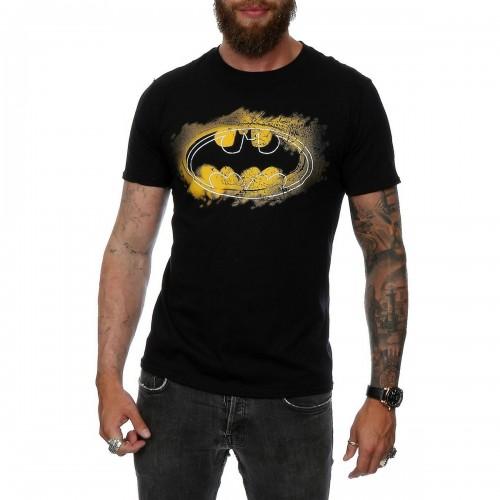 Batman heren spray-logo katoenen T-shirt