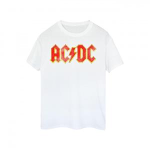 AC/DC katoenen T-shirt met versleten logo voor heren