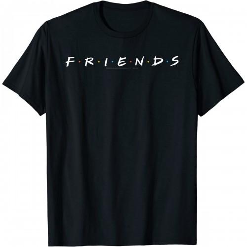 Friends Vrienden herenlogo katoenen T-shirt