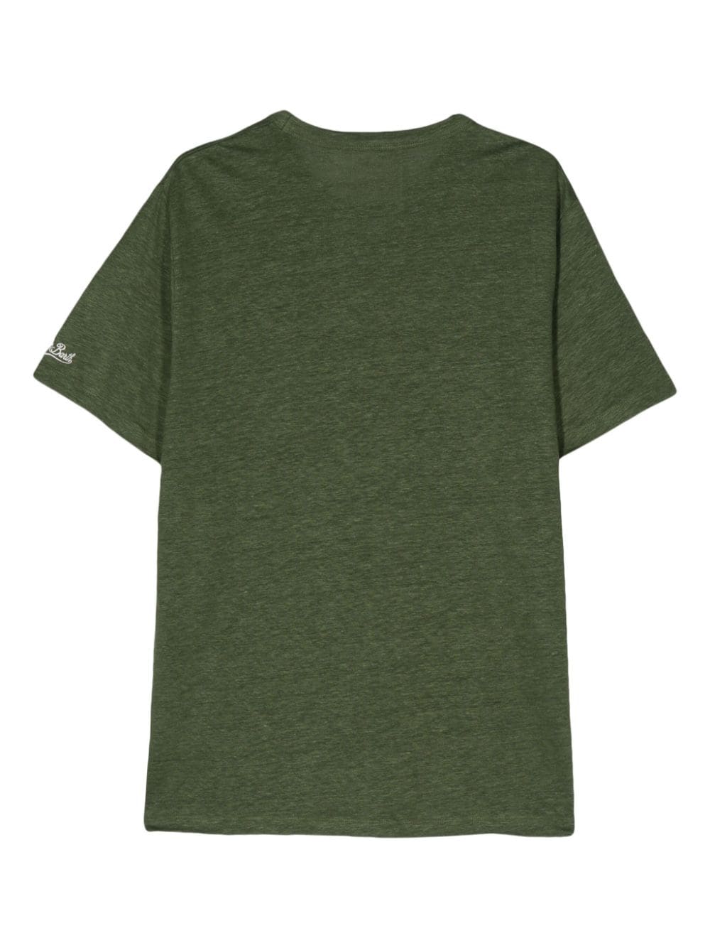 MC2 Saint Barth T-shirt met geborduurd logo - Groen