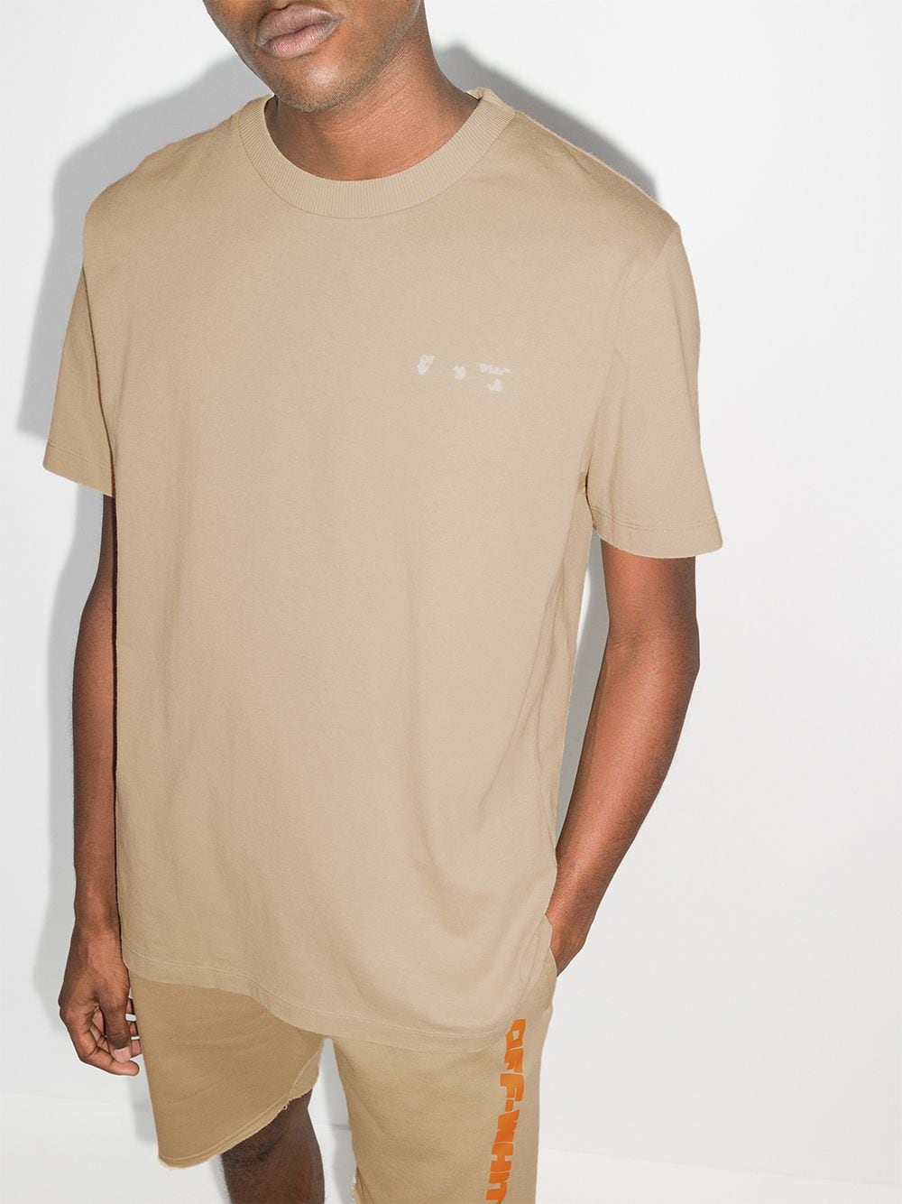 Off-White x Browns katoenen T-shirt - Groen